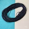Atacado Cordão de Couro de Pele de Ovelha 3mm-6mm, Cordão de Couro Redondo, Cordão de Couro PU Sintético, Cordão de Couro Revestido no Núcleo para Acessórios, Cintos, Acessórios DIY