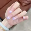 Placa de acero para estampado de arte de uñas molde patrón de encaje mariposa patrón francés sello de silicona de transferencia transparente herramienta de placa de acero