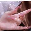 Pacote inteiro de 1440 peças atacado branco plana em forma especial diamante super brilhante pequena gota de chuva prego diamante jóias quadrado amor strass