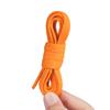 8MM 90 fios cor poliéster cadarços planos cadarços de cor sólida sapatos de lona sapatos brancos ajuste