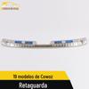 Adequado para 19 modelos de sequências de placa de proteção traseira Kovoz acessórios de pedal de para-choque de placa de proteção da porta traseira do porta-malas Kovoz