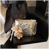 Bolsa Stray de Diamantes Taro Bobo Cachorrinho Pão Bolsa de Corrente Feminina Bolsa Tiracolo de Ombro