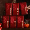 Sobres Rojos Año de la Oveja Personalizados Creativos Zodiaco Grande Estampado en Oro Paquete Rojo de Alta Gama Venta al por Mayor Año Nuevo Festival de Primavera 2027 Nuevo