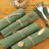 Servilletas Nuevas de Algodón y Lino 42*42cm, Servilletas Lavables, Servilletas de Mesa Estilo Occidental, Adecuadas para Eventos Familiares y Fiestas