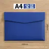 Bolsa de Armazenamento de Documentos de Cor Sólida de Alta Qualidade Bolsa Organizadora de Dados de Computador em Couro PU Bolsa de Documentos para Reuniões de Escritório Business