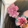 A159-5 pasador lateral clip pin pinza para el pelo peonía retro francesa flor ambiente de vacaciones de primavera y verano accesorios para el pelo