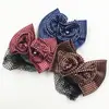 Tienda de 2 yuanes suministros red para flores red para el pelo profesional pasador red de bolsillo personal de banco azafata enfermera multicolor mezclado