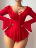 Conjunto de Lingerie Romântico Transfronteiriço Vestido Sexy de Renda Transparente Uniforme de Puro Desejo Lingerie Sexy