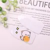 Pacote de Expressões de Gato Menina Doce Patch Acrílico Impresso Clipe Lateral DIY Ímã de Geladeira Corrente de Celular Orifício Sapato