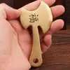 Latão Fino Polido Machadinha Sólida da Sorte Picador Personalidade Manoplas Criativas Artesanato Pequenos Ornamentos de Bronze Latão