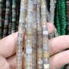 Cuentas sueltas de piedra natural de 3x6 mm, espaciadoras redondas, cuentas de ágata y amatista, para pulseras y collares, cuentas semiacabadas, venta al por mayor