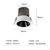 Focos Empotrados Pequeños en Forma de Colina, Lavaluces Antideslumbrantes, Luces para Sala de Estar sin Iluminación Principal, Luces de Techo LED de Tres Colores al por Mayor de Fábrica