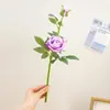 Nuevas Rosas Artificiales Día de San Valentín Hogar Boda Flores Artificiales Flores Falsas Rosas Artificiales Al Por Mayor En Stock
