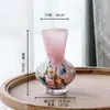 Vaso de vidro medieval Fenton luz de mesa de alta qualidade arranjo de flores de luxo decorações de arte ornamentos franceses vaso para flores hidropônicas