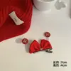 Grampo da sorte com texto de boa sorte para franja presilha para cabelo faixa de cabelo Laço acessórios de cabelo para meninas fofas acessórios de cabeça engraçados