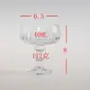 Vaso alto repujado estilo ins, una copa de cóctel mini de diseño único, un vaso para bebidas creativo, una copa de martini y una copa de postre