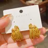 Pendientes de Aro Geométricos Elegantes y con Estilo Estilo Coreano con Diseño de Alta Gama, Pendientes de Moda para el Trabajo, Pendientes Versátiles para Mujer