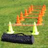 Fabricante 38cm com furo logo barril obstáculo equipamento de treino de futebol marcador de treino com furo logo barril