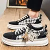 Tenis de Paja de Caña Baja, Nuevos Modelos Primavera y Verano, Moda Estudiante de Moda, Tenis Casuales Estilo Coreano, Zapatos Gruesos de Moda para Hombre
