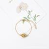 Nuevo pulsera de metal con base cruzada, flor de encaje de flor seca, flor real, mariposa, pulsera estrellada, regalo para amigas estudiantes