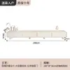 Armário de TV Branco Creme Estilo Francês com Cantos Arredondados, Conjunto de Mesas de Centro Simples Moderno, Móveis Minimalistas para Salas de Estar Pequenas
