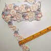Nuevo Spot 5cm Bordado de Lentejuelas y Perlas Encaje Accesorios Vestido de Boda Accesorios DIY Encaje Estilo Étnico