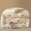 Colcha de algodón 100% grado A para maternidad e infantil, hecha con algodón de Xinjiang, colcha de invierno engrosada, ropa de cama de algodón puro para niños