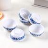 Modelo de tazón de porcelana azul y blanco en miniatura de simulación estilo chino mini accesorios de tazón para casa de juegos de comida diy juguetes de cocina
