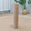 Accesorios para árbol de gato DIY casero poste de repuesto poste rascador para gato tubo de papel cáñamo sisal cáñamo amarillo poste de cuerda de papel piel de vaca rascar alcanzar el cielo