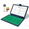 Pizarra Táctica de Tenis Plegable de Doble Cara para Entrenadores de Competición, Pizarra de Entrenamiento de Tenis Magnética Escribible