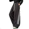 Pantalones súper estilosos de estilo urbano para niñas, nuevo modelo otoño 2026, pantalones deportivos casuales para niños, pantalones de pierna ancha para niños mayores y estudiantes de secundaria
