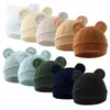 2026 Estilo Comércio Exterior Suéter para Bebê Chapéu com Orelhas do Mickey Chapéu para Bebê Touca para Recém-nascido Luvas Anti-risco Conjunto de 2 Peças