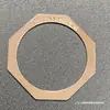 Fabricación Personalizada de Fábrica Señal Metálica de Acero Inoxidable con Marca de Corrosión Efecto Cóncavo y Convexo Placa de Identificación de Acero Inoxidable Señal de Ferretería