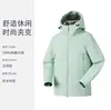 Jaqueta Softshell Leve de Camada Única para Primavera e Outono, com Costuras Seladas a Quente, Quente, Unissex, À Prova de Vento, Impermeável, Casaco com Capuz