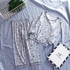 Traje de Casa de Modal para Niños de Nueve Puntos Otoño Ropa de Otoño para Bebé Niño Ropa de Dormir de Manga Larga para Niño Grande Primavera y Otoño