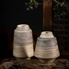 Jarrón de Cerámica Hecho a Mano Jingdezhen, Adorno Decorativo de Alta Gama para Sala de Estar y Estudio, Arreglo Floral Artístico, Maceta de Cerámica Gruesa Hidropónica