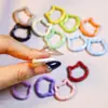 C22 Gatinho Fecho de Mola Joias DIY Acessórios para Bonecas Argolas de Salto Abertas Coloridas Argolas para Chaveiro Argolas de Conexão para Miçangas Perler