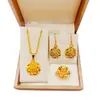 Colgante Sencillo y de Moda de Flor de Peonía Exquisito Collar de Cobre Chapado en Oro para Mujer Versátil Joyería para el Cuello Fabricante de Origen Venta al por Mayor