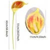 Lirios de Calla Artificiales Decorativos de Venta Caliente Transfronteriza, Ramos Festivos, Arreglos Florales para Jarrones Decorativos, Decoraciones de Mesa