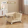 Estante de almacenamiento para frutas y verduras, canasta de cocina de apertura grande, apilable, con ruedas y un organizador multicapa para verduras