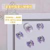 Joyería Popular al Por Mayor para Arte de Uñas, Moño Aurora Transparente como Hielo, Moños Coloridos Corazón de Durazno, Accesorios de Decoración de Uñas Diamante Corazón