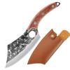 Anillo de forja pequeño cuchillo de cocina cuchillo para carne puesto de carnicería cuchillo para deshuesar carne machete táctico portátil para acampar al aire libre