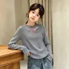 Camiseta Térmica de Forro Polar para Niñas Otoño Invierno Manga Larga Cuello Redondo Ropa Interior Casual Súper Bonita Tendencia para Niñas