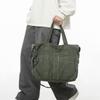 Bolso de Hombro para Mujer 2026 Nuevo Estilo Bolso de Lona Lavada Gran Capacidad Mochila de Estudiante Tendencia Bolso Cruzado Literario para Hombre