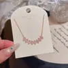 Colar Oval Geométrico Sorriso, Toque de Luxo Leve e Sofisticado, Versátil, Perfeito como Presente de Aniversário para Sua Namorada, Colar Exquisito e Elegante