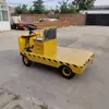 Equipamento de Transporte Elétrico Plataforma Ride-On, Máquina de Transferência de Materiais de Oficina, Equipamento de Manuseio Elétrico de Quatro Rodas