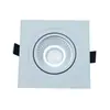 Lámpara de Techo LED Cuadrada COB Carcasa Blanca 3w Luz de Rejilla Accesorios 5w Carcasa de Luz con Disipador de Calor de Aleta