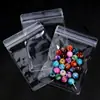 Bolsa de Joias de PVC Transparente com Zíper Espessado Bolsa Transparente para Armazenamento de Joias e Brincos Bolsa de Plástico Macio Antioxidação Pronta para Venda