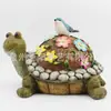 Quanzhou Huayang Artesanías de Resina Tortuga Adornos Creativos Patio Exterior Jardín Luces Solares Decoraciones de Animales