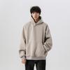 Sudadera con capucha suelta y resistente de 500 g para hombre, marca de moda de otoño e invierno, ropa informal y relajada.